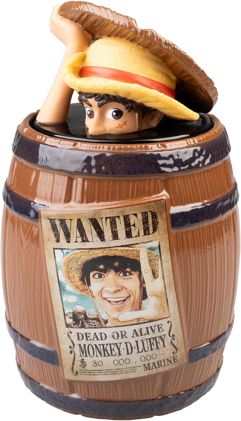 Biscottiera One Piece Monkey D.Luffy Wanted