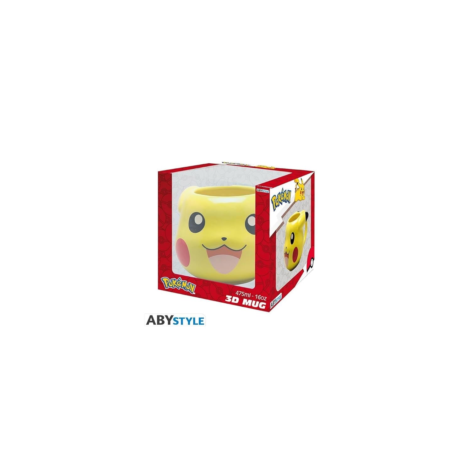 Tazza 3D Pokemon Pikachu Head