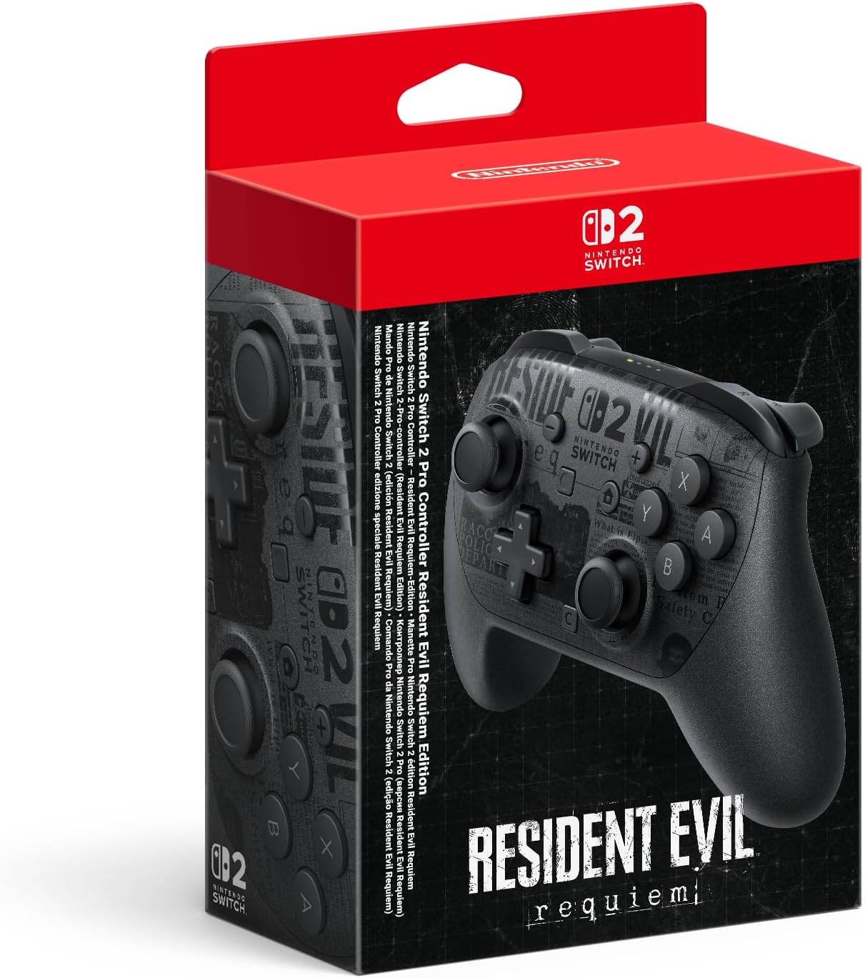 Nintendo Switch 2 Pro Controller edizione speciale Resident Evil Requiem