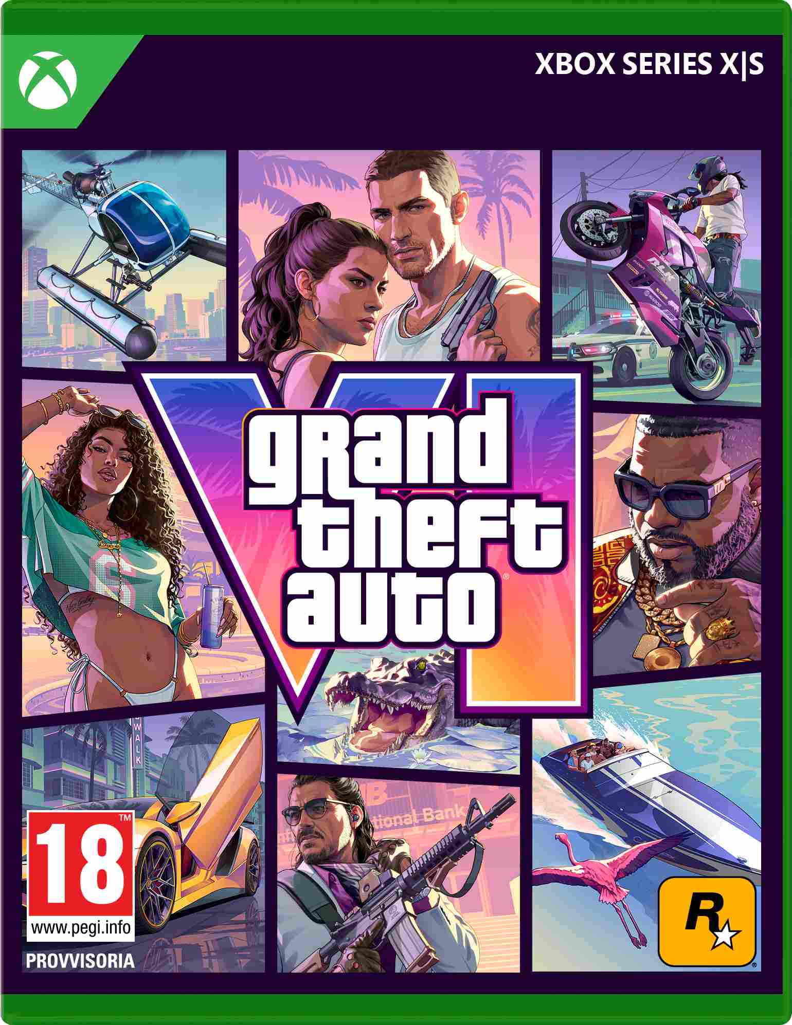 GTA VI - Grand Theft Auto VI + Pacchetto Vintage Vice City