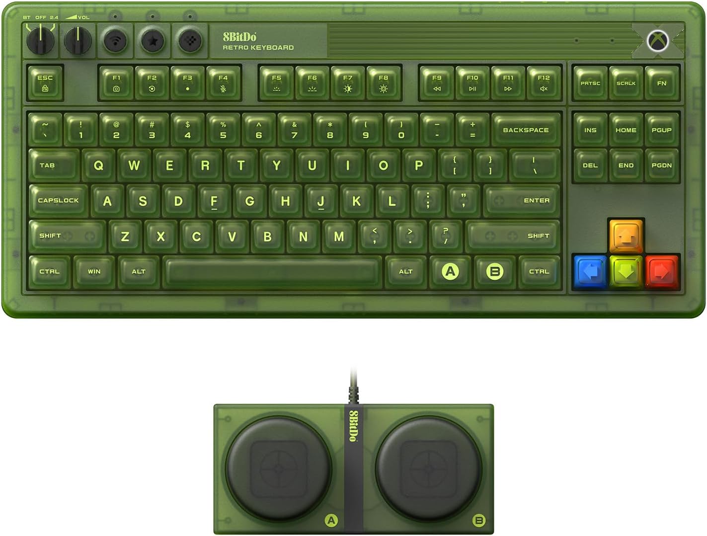 Retro 87 Mechanical Keyboard - Xbox Edition