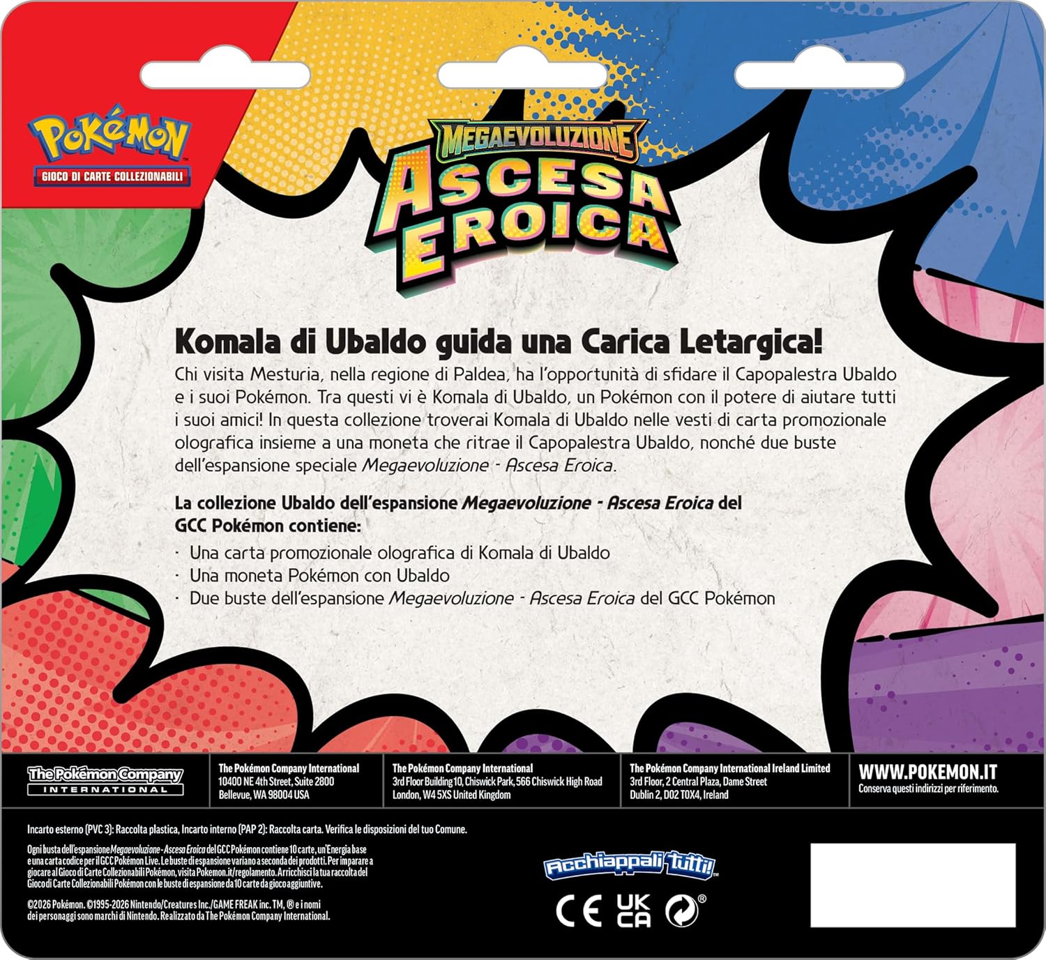 Pokemon ITA MEGAEVO Ascesa Eroica Collezione Erika e Ubaldo