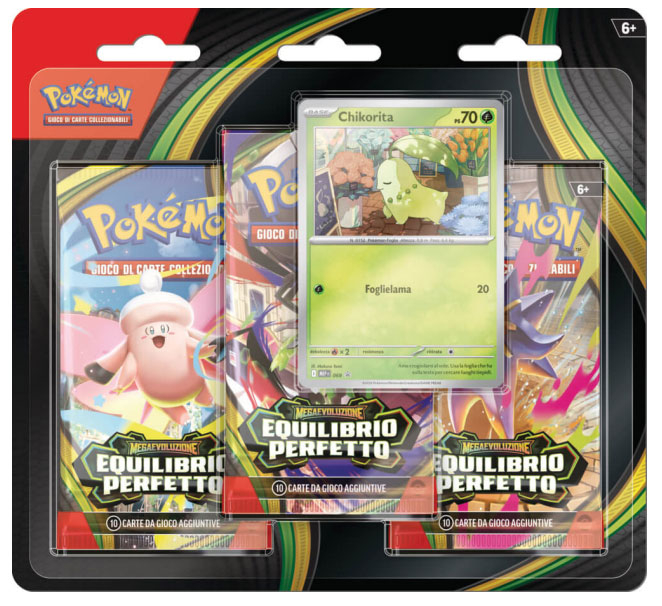 Pokemon ITA MEGAEVO Equilibrio Perfetto Blister 3 Buste