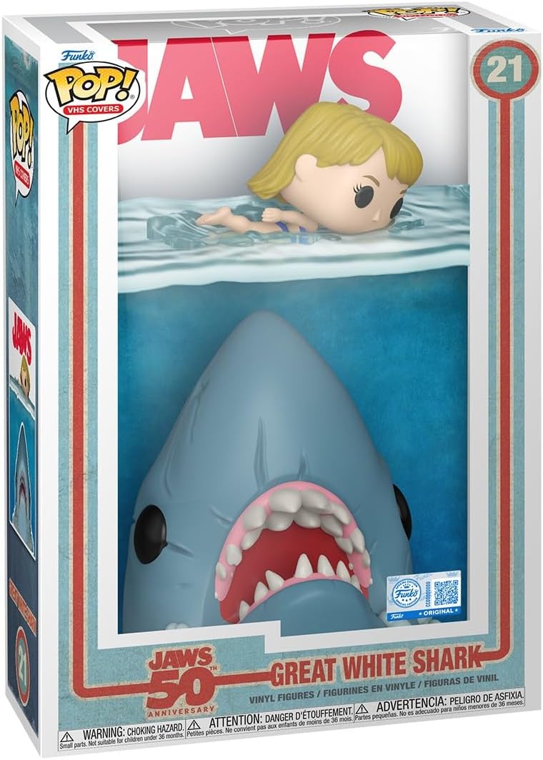 Funko POP! VHS Covers Jaws - 21 Great White Shark (Exclusive)
