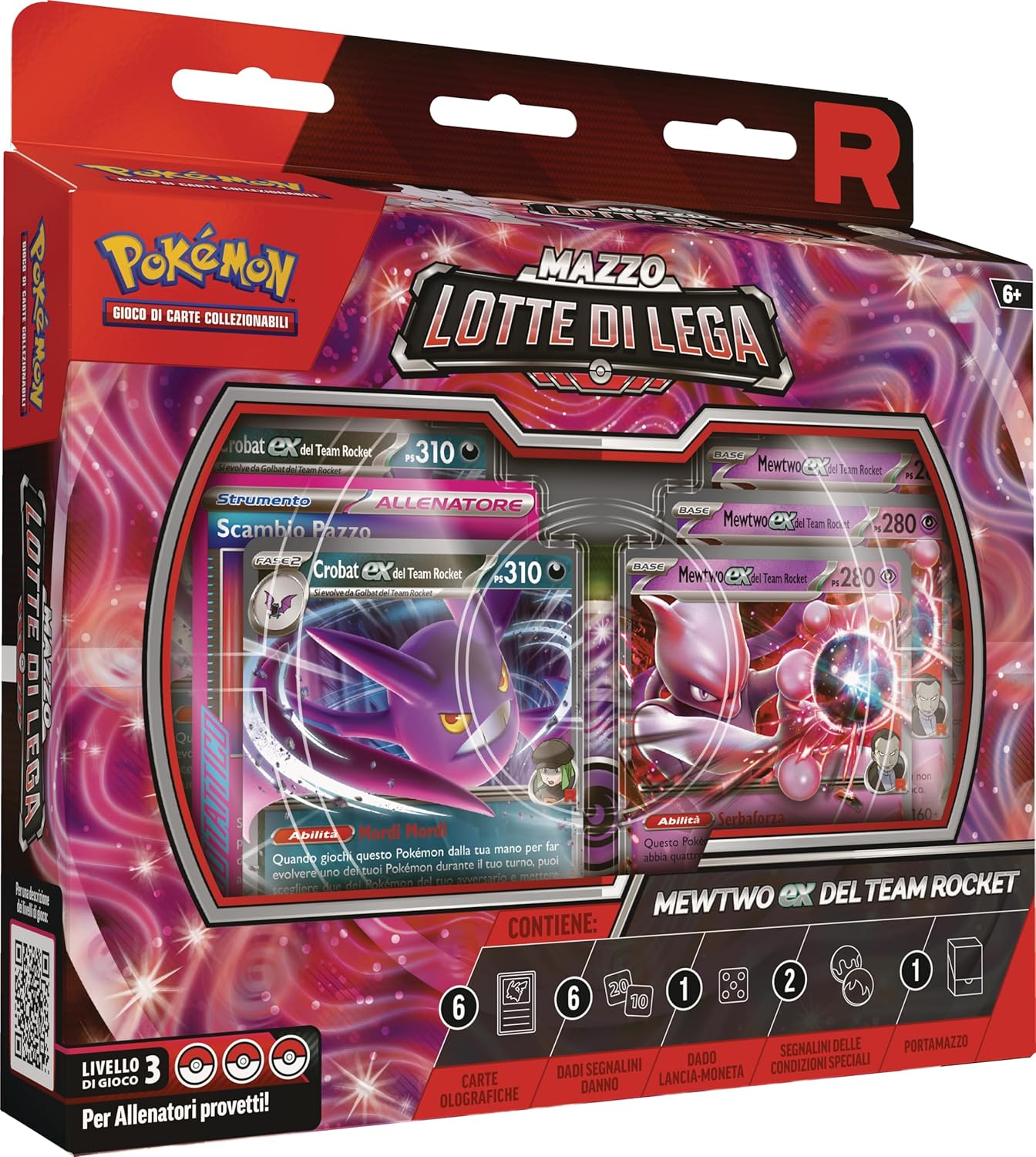 Pokemon ITA Mazzo Lotta di Lega Mewtwo Ex del Team Rocket
