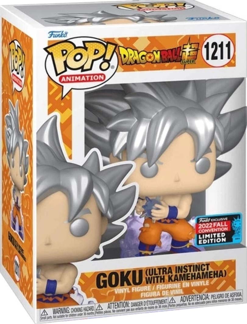 Funko Pop! Dragon Ball Super 1211 - Goku Ultra Instinct with Kamehameha Metallic