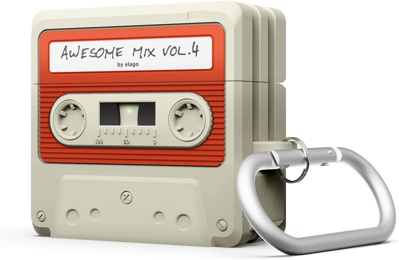 Custodia Apple AirPods 4 Retro Cassette Design