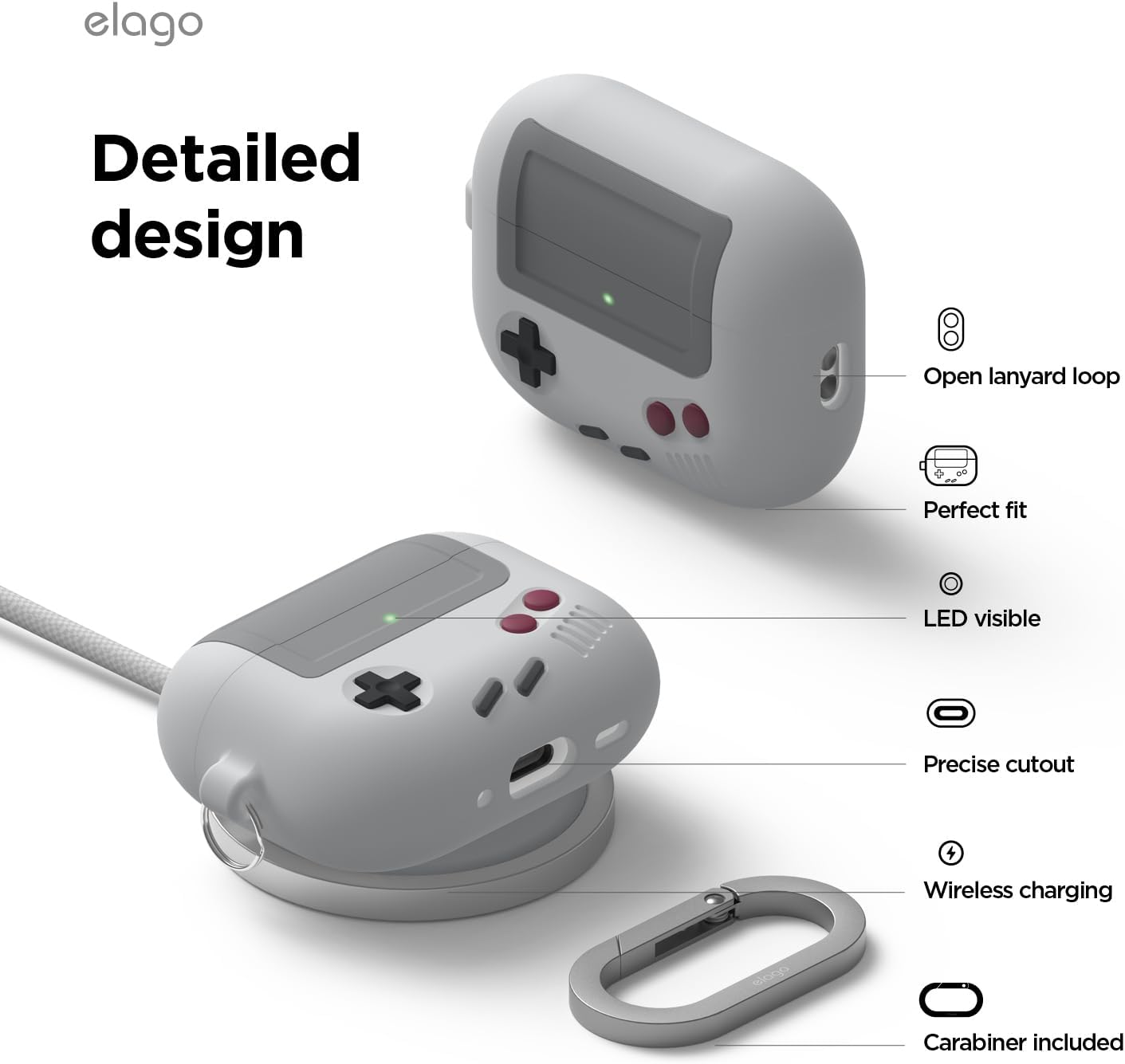 Custodia Apple AirPods Pro 3 Retro Console Design