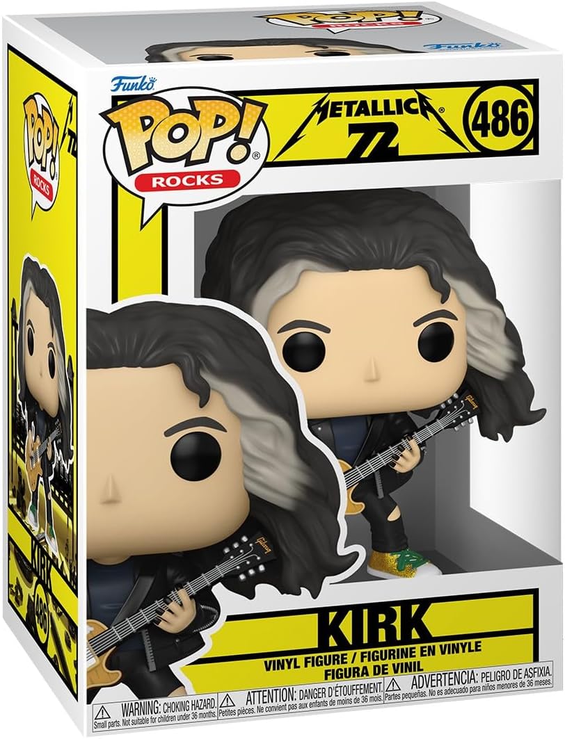 Funko POP! Rocks Metallica Kirk Hammett (72S) 486