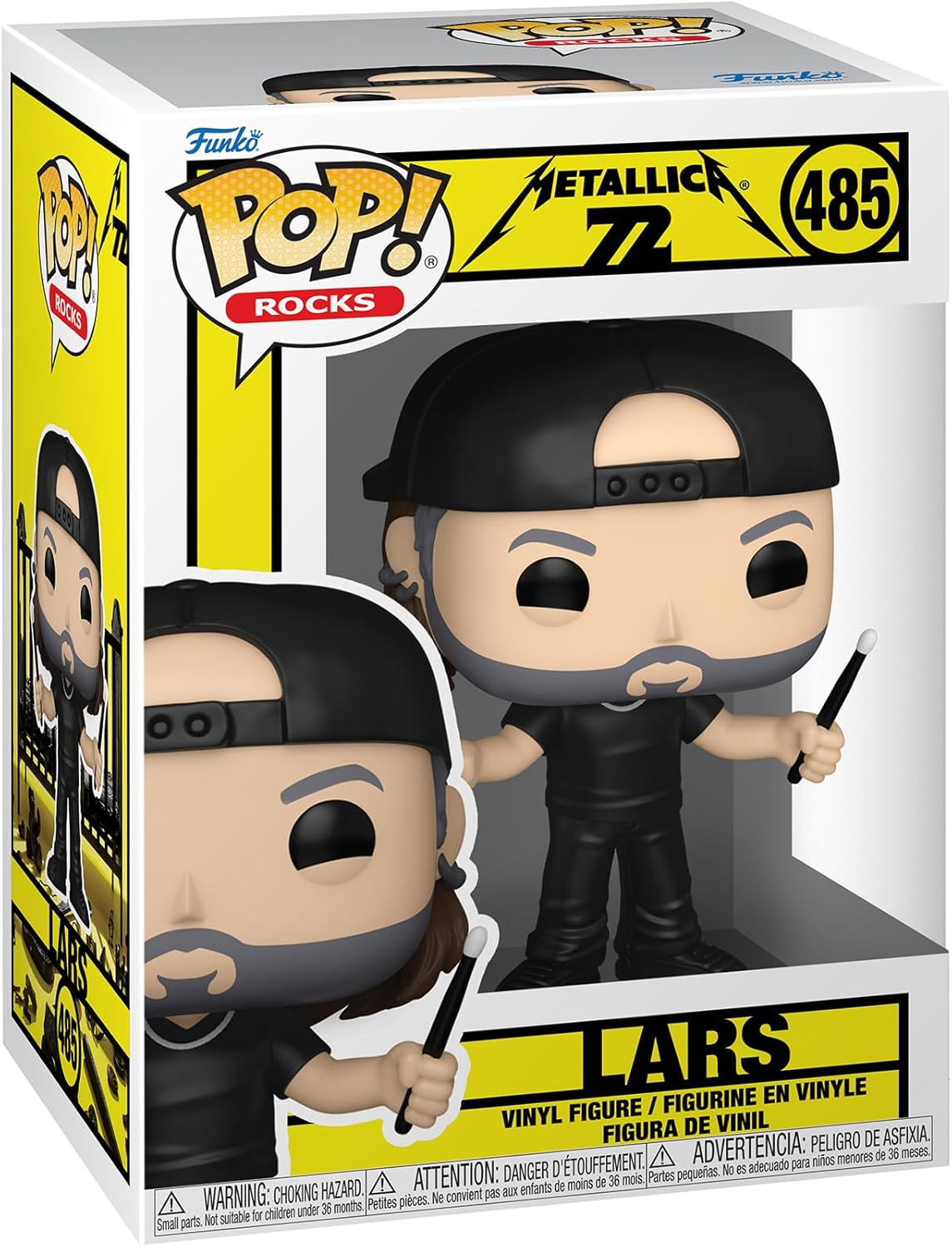 Funko POP! Rocks Metallica Lars Ulrich (72S) 485