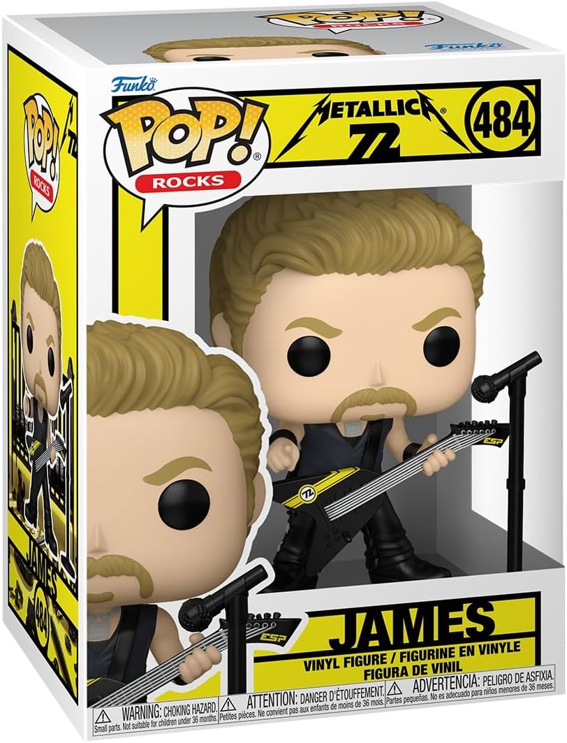 Funko POP! Rocks Metallica James Hetfield (72S) 484