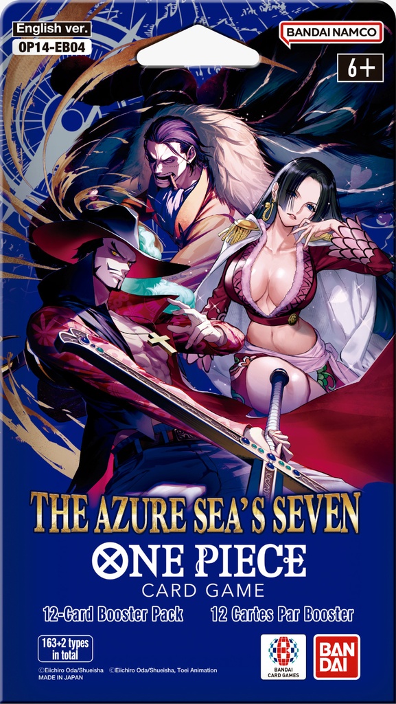 One Piece ENG The Azure Sea's Seven OP-14 Blister 1 Busta