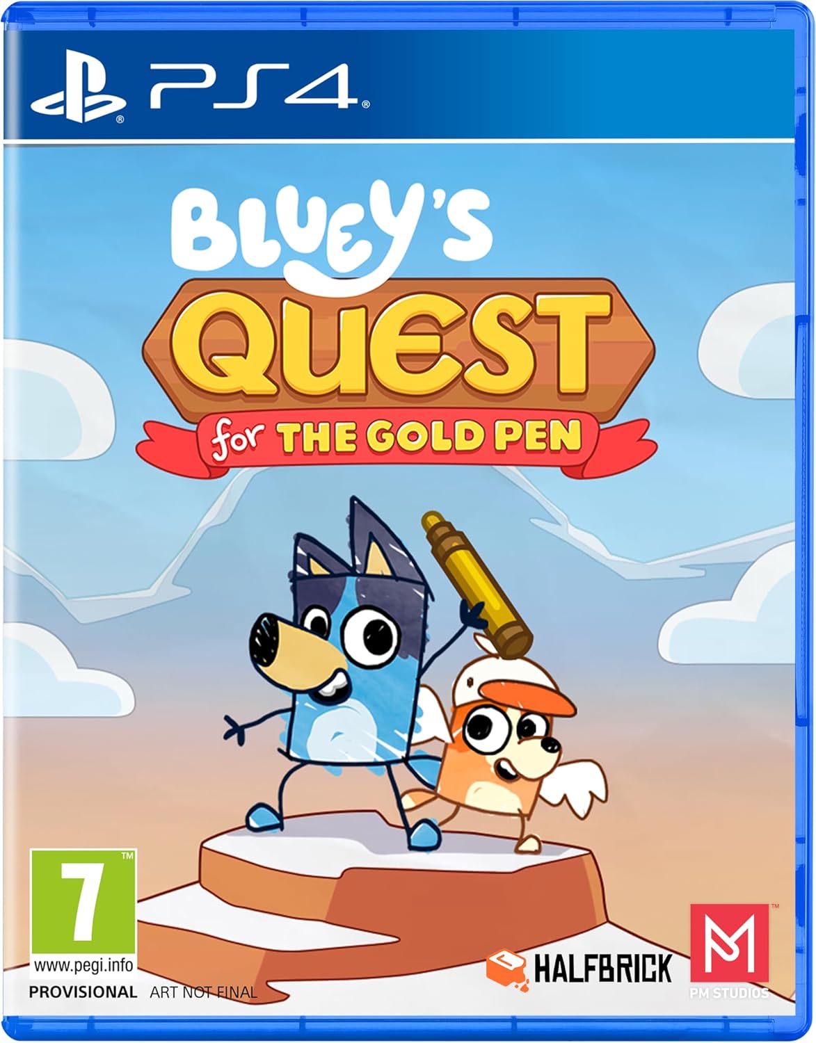 Bluey's Quest for the Gold Pen