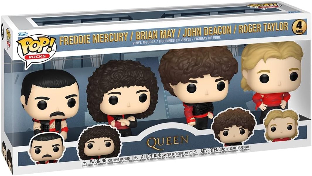 Funko POP! :Rocks - Queen Radio Gaga 4PK