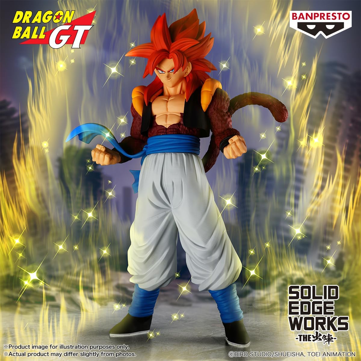 DragonBall GT Gogeta Super Saiyan 4 Solid Edge Works Figure