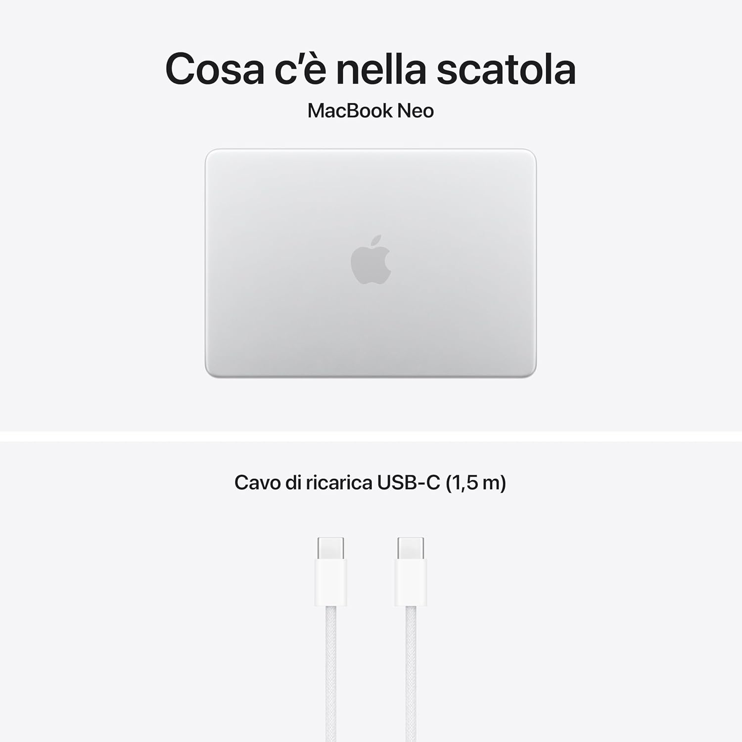 MacBook Neo 13" Apple A18 Pro 8GB 256GB SSD Argento