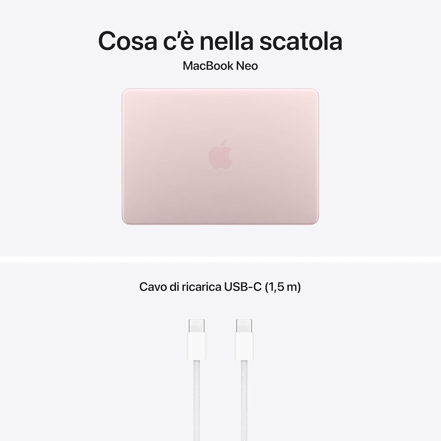 MacBook Neo 13" Apple A18 Pro 8GB 256GB SSD Rosa Pastello