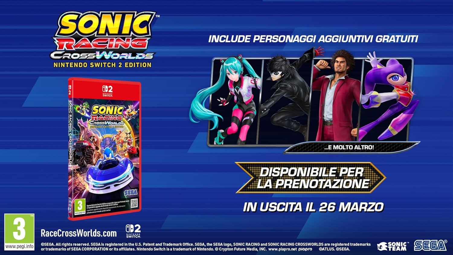 Sonic Racing: CrossWorlds - Nintendo Switch 2