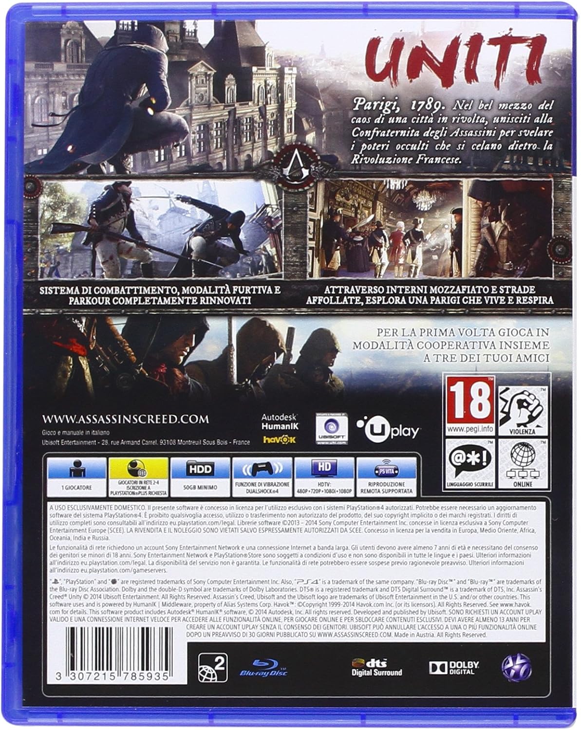 Assassin's Creed Unity - Ps4