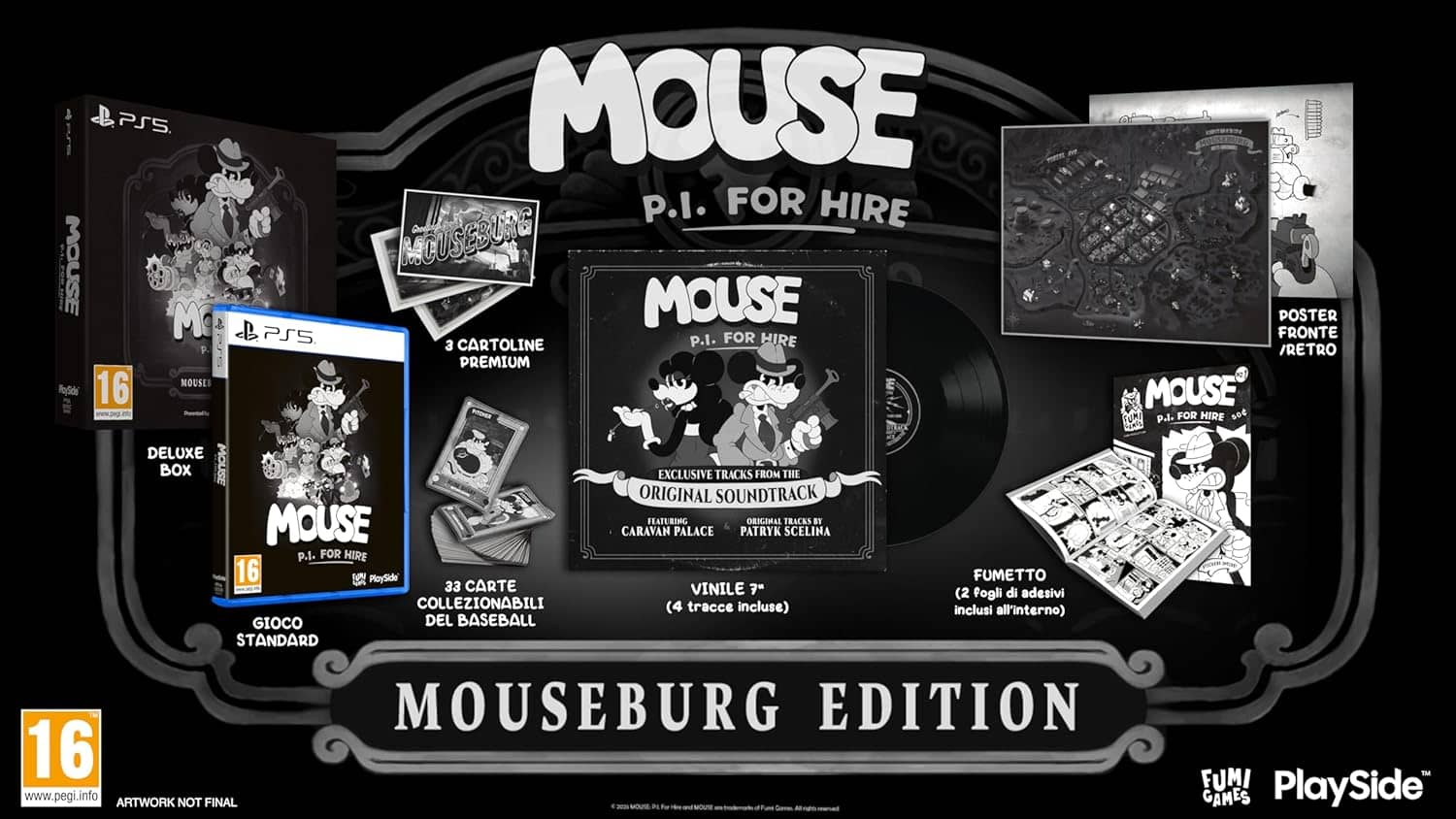 MOUSE P.I. For Hire Mouseburg Edition