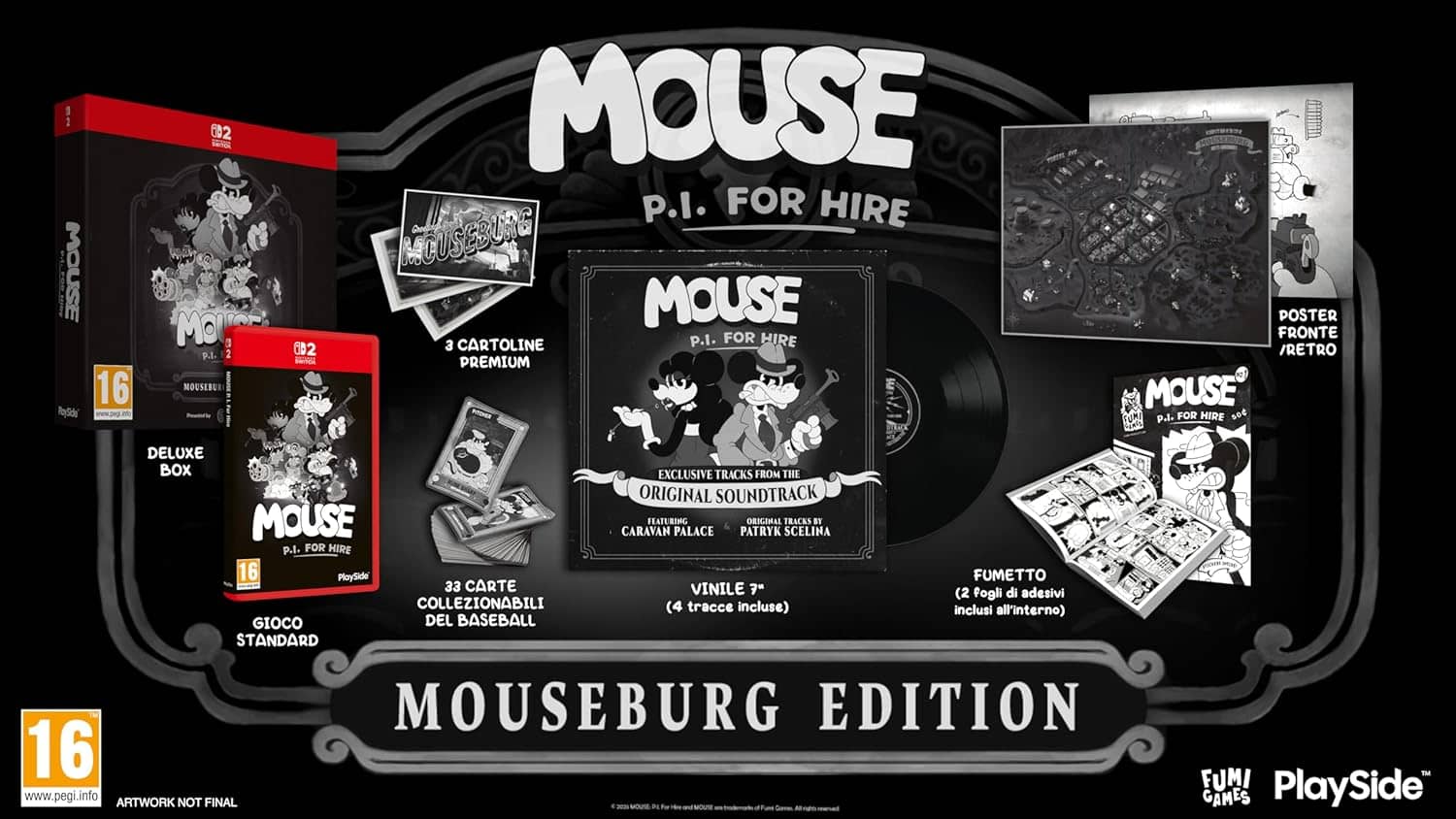 MOUSE P.I. For Hire Mouseburg Edition