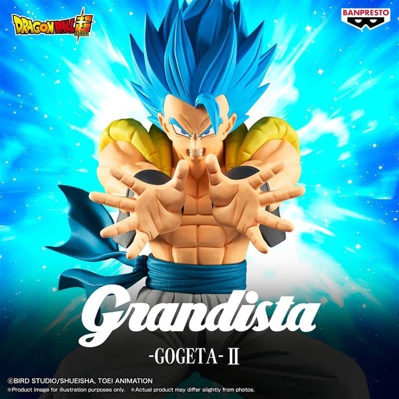 Dragon Ball Super Grandista Gogeta Super Saiyan Blu Figures