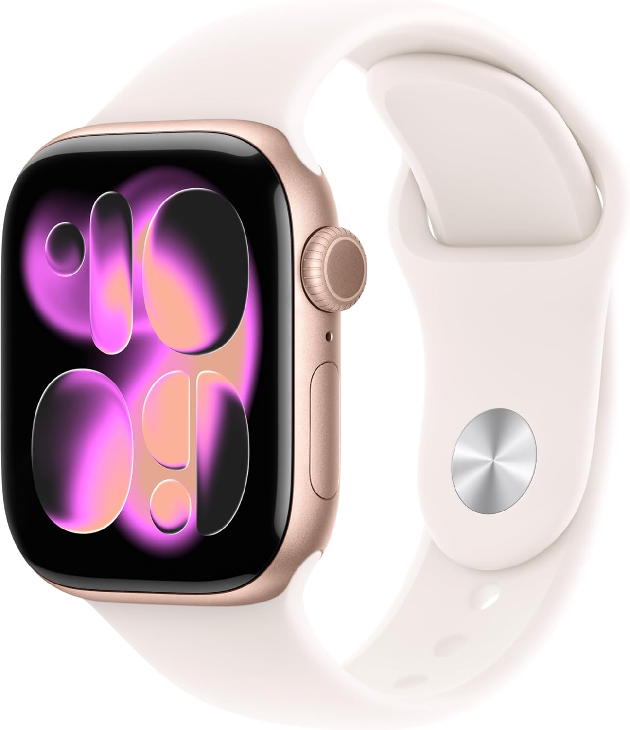 Apple Watch Series 11 GPS 42 mm Alluminio Oro rosa Cinturino Sport Rosa Fard S/M