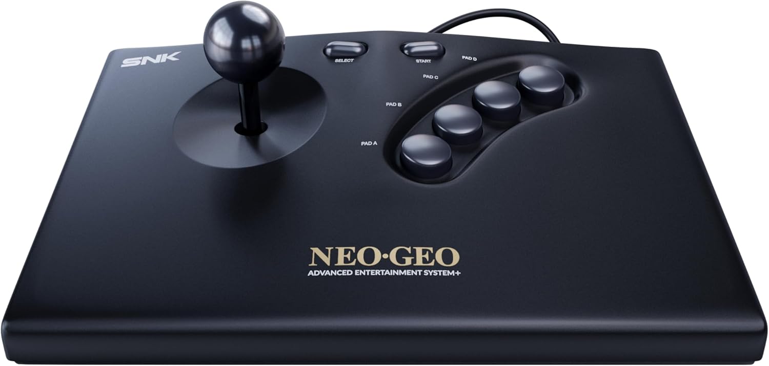 Neo Geo AES+ Arcade Stick Wireless Black