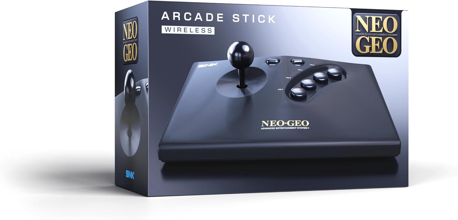 Neo Geo AES+ Arcade Stick Wireless Black