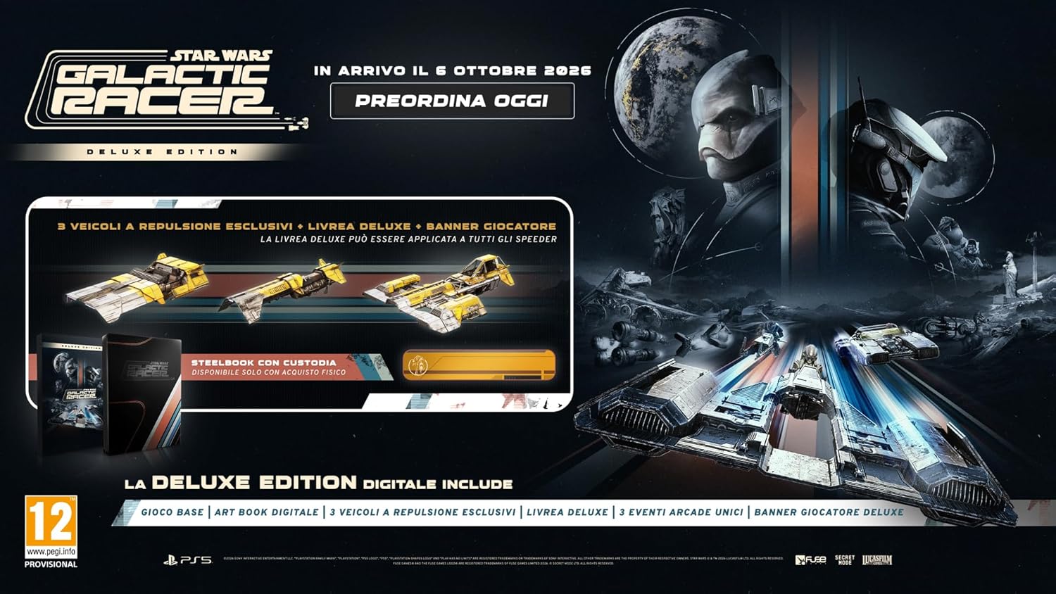 Star Wars Galactic Racer Deluxe Edition