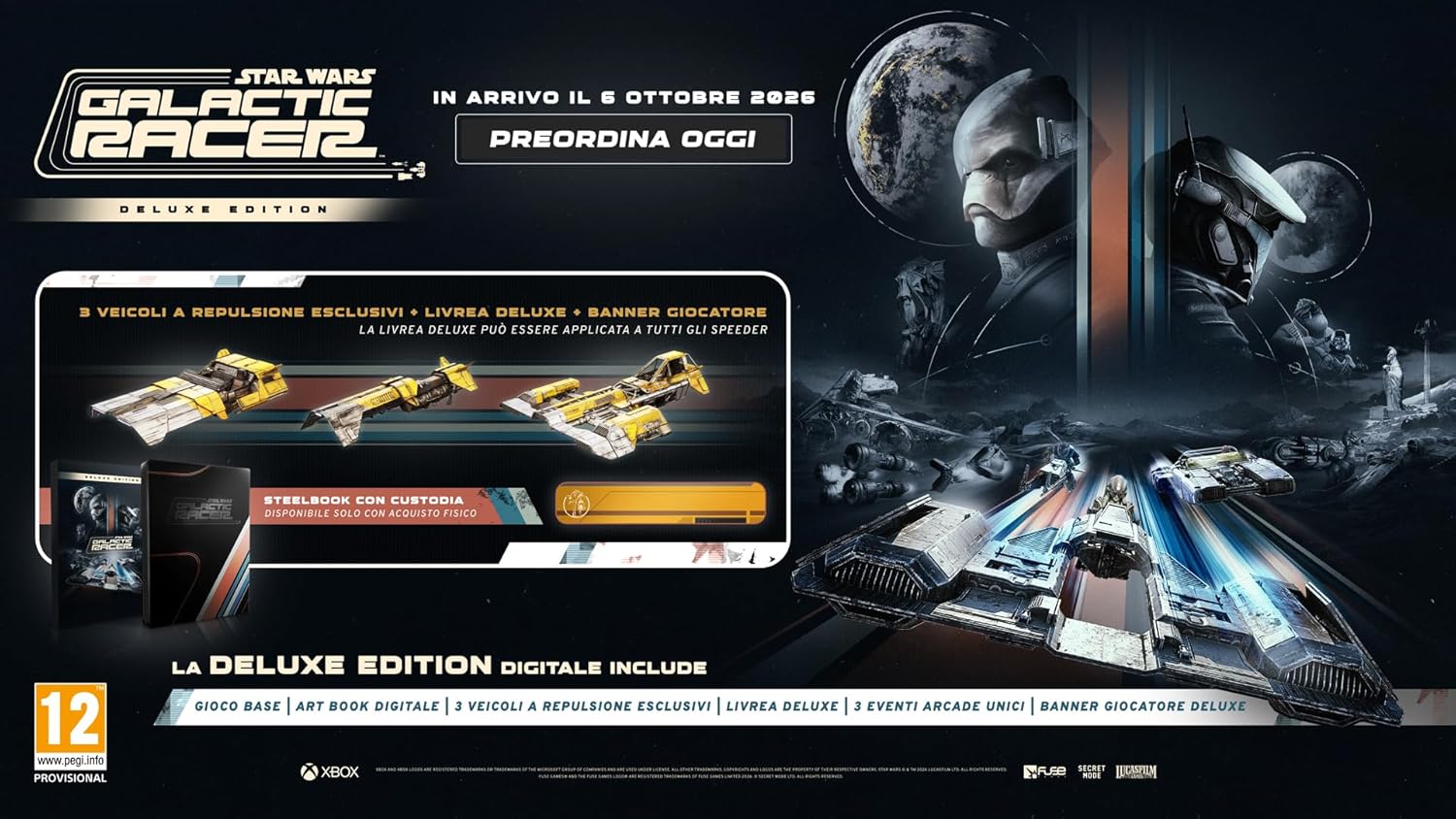 Star Wars Galactic Racer Deluxe Edition
