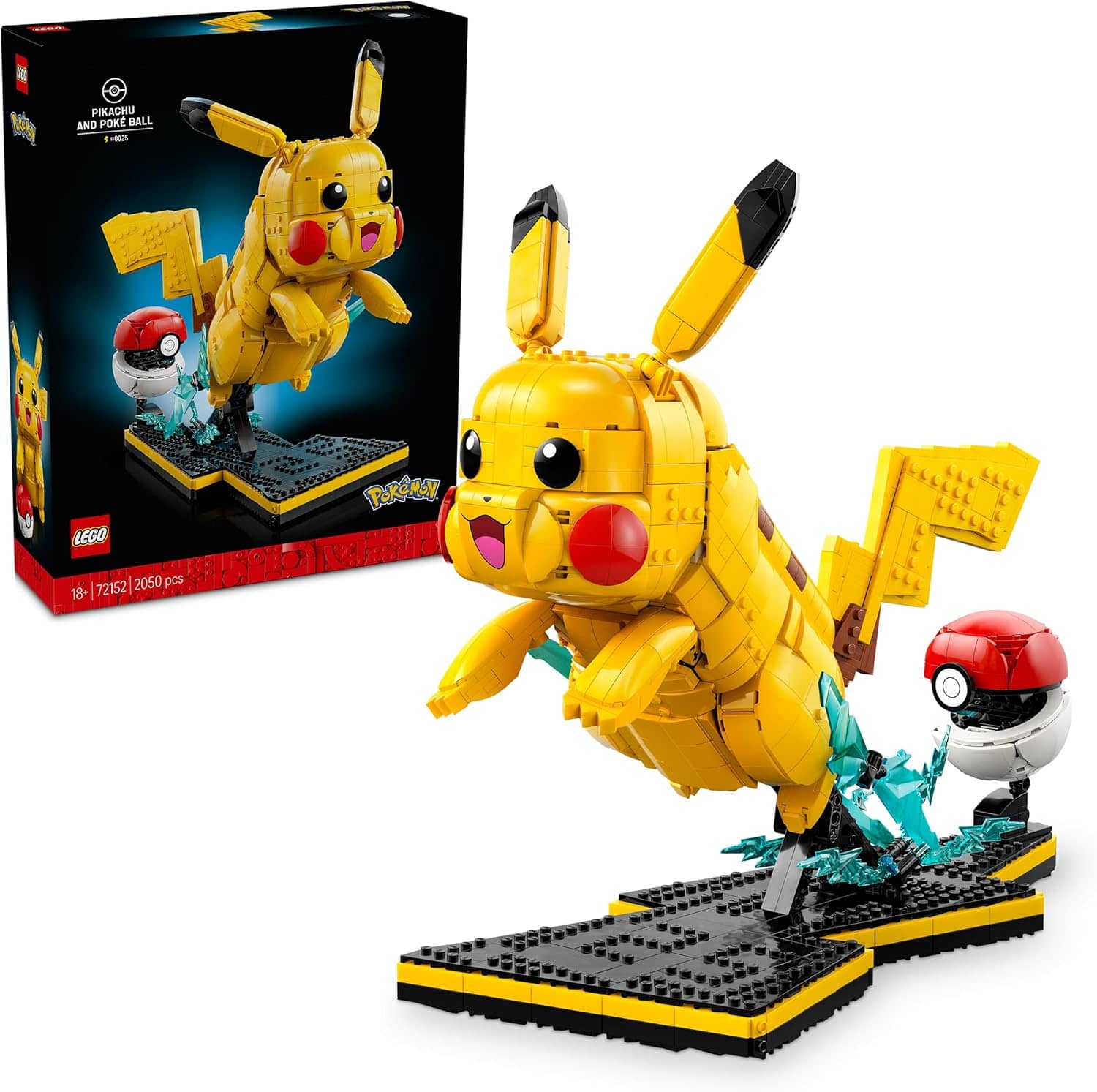 Lego Pokemon Pikachu e Poke Ball 72152