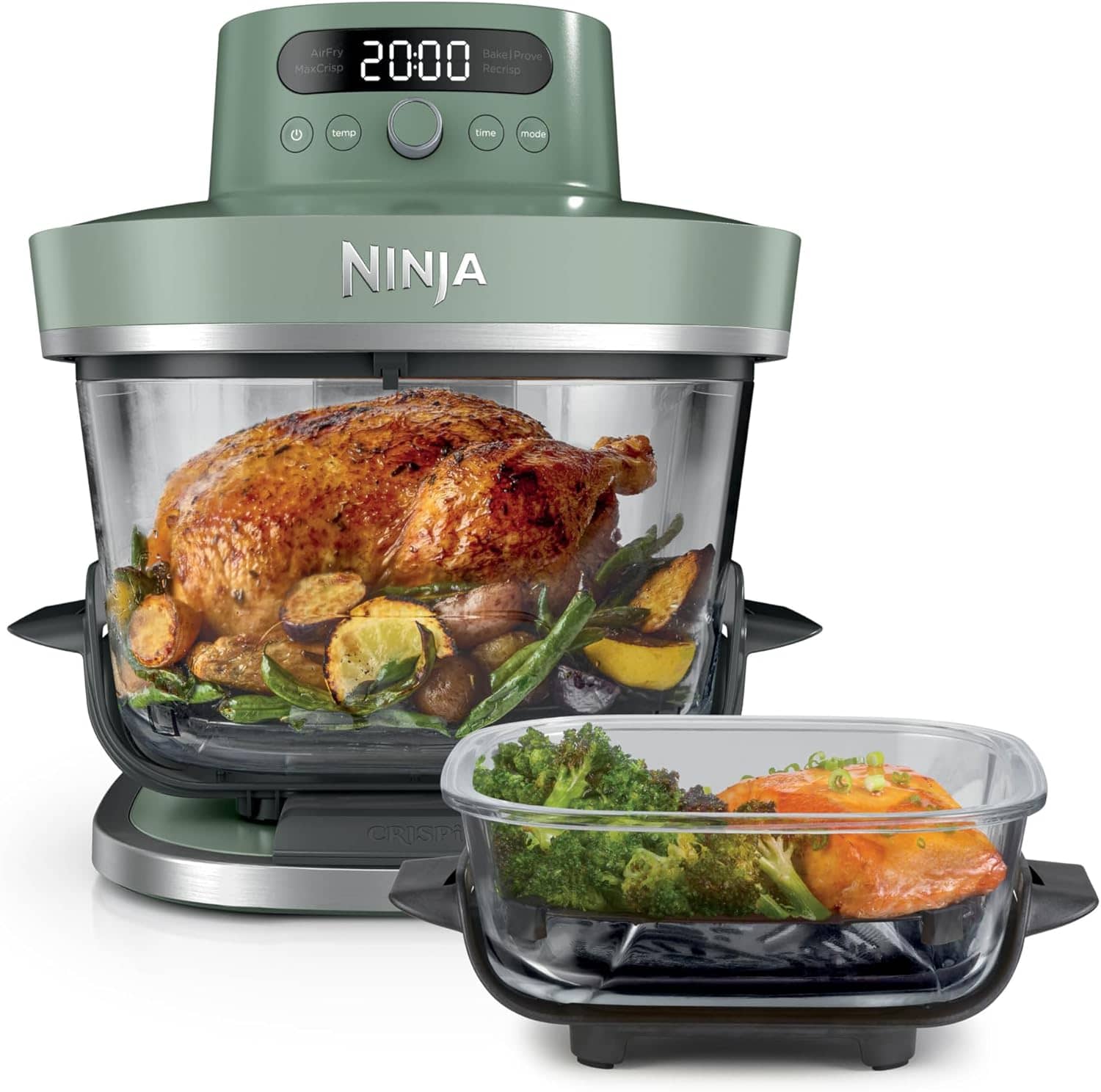 Friggitrice ad aria in vetro XL Ninja CRISPi PRO - Blu cyber