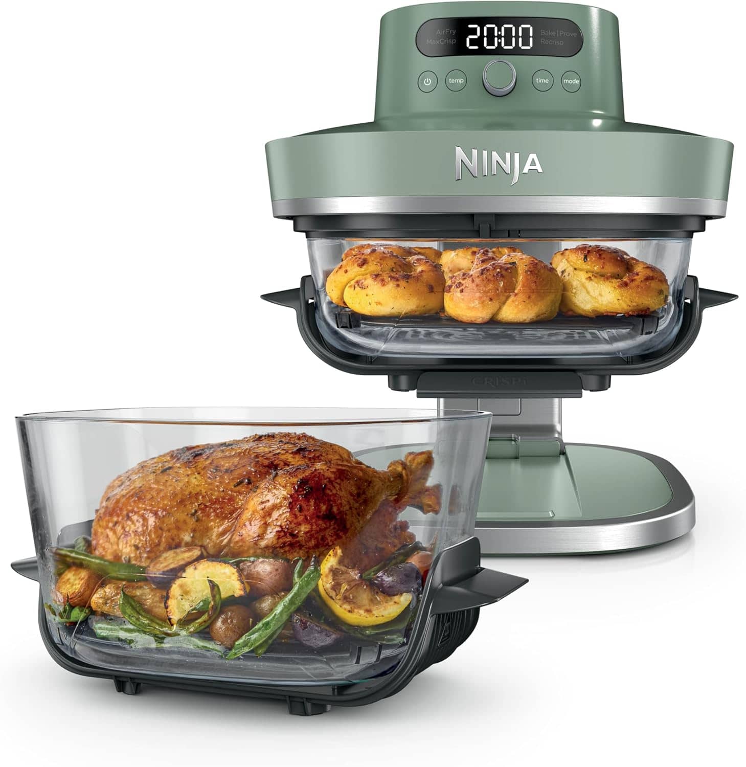 Friggitrice ad aria in vetro XL Ninja CRISPi PRO - Blu cyber