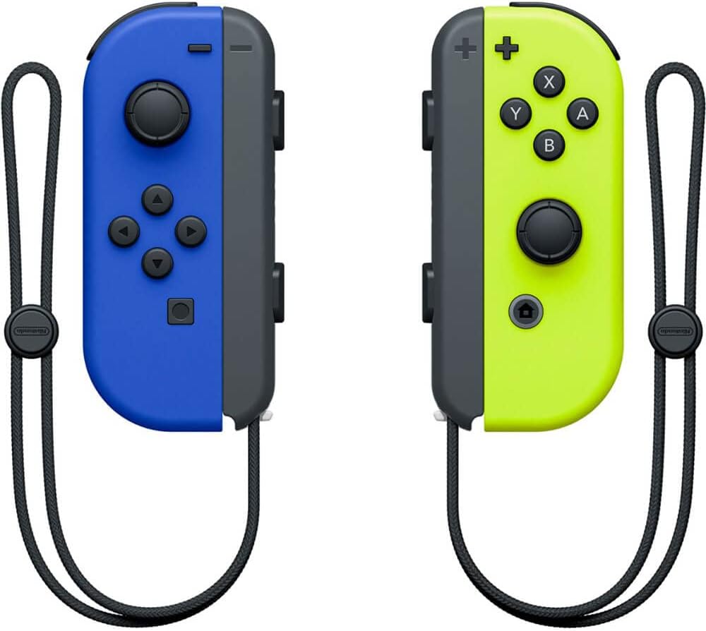 Nintendo Switch Set 2 Joy-Con Blu Neon-Giallo Neon