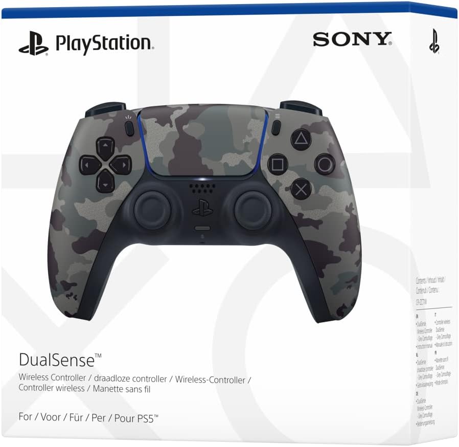 Sony PS5 DualSense Grey Camo V3