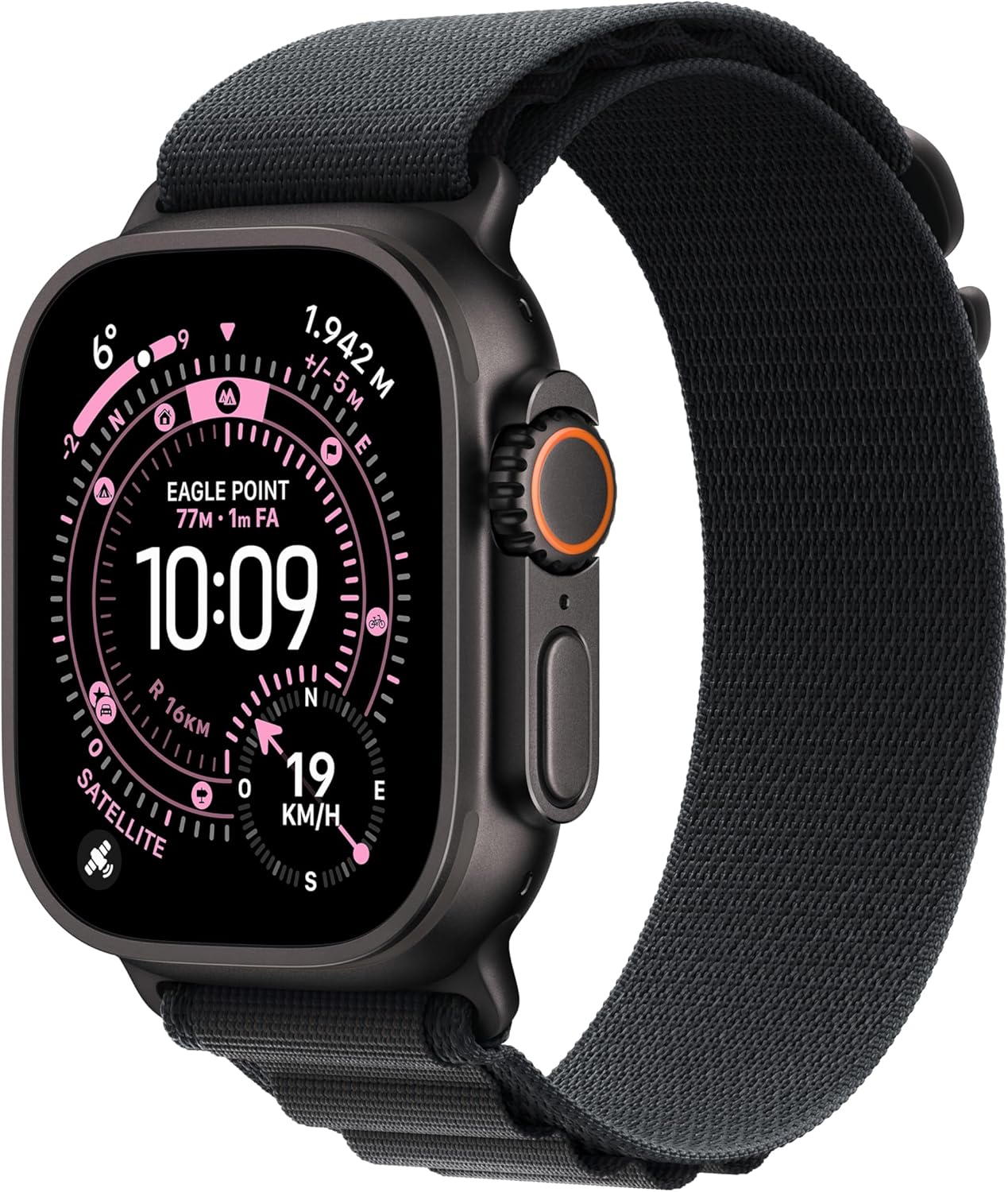 Apple Watch Ultra 3 GPS+Cellular 49mm Titanio Nero Alpine Loop M