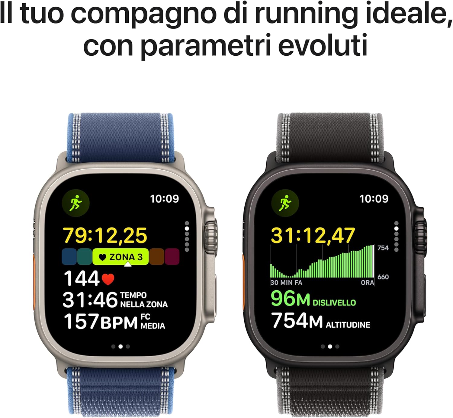 Apple Watch Ultra 3 GPS+Cellular 49mm Titanio Nero Alpine Loop M