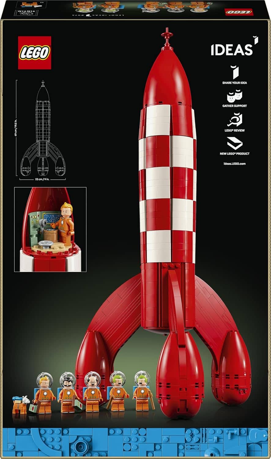 21367 Ideas Razzo Lunare di Tintin