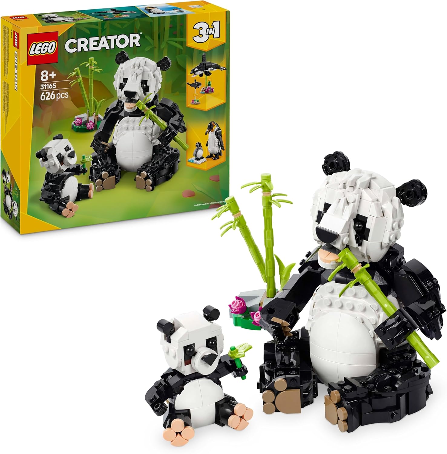 31165 Creator 3 in 1 Famiglie di Animali Panda