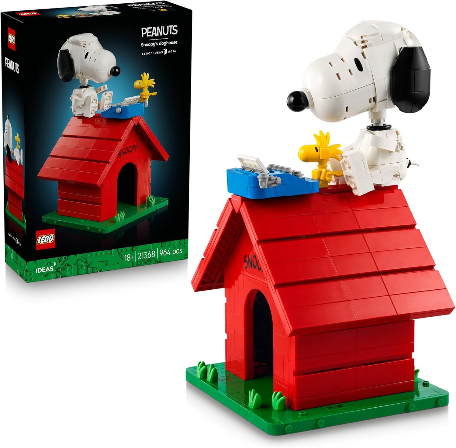 Lego 21368 Ideas Peanuts La Cuccia di Snoopy