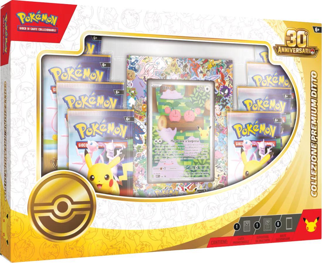 Pokemon ITA 30th Anniversario Collezione Premium Ditto