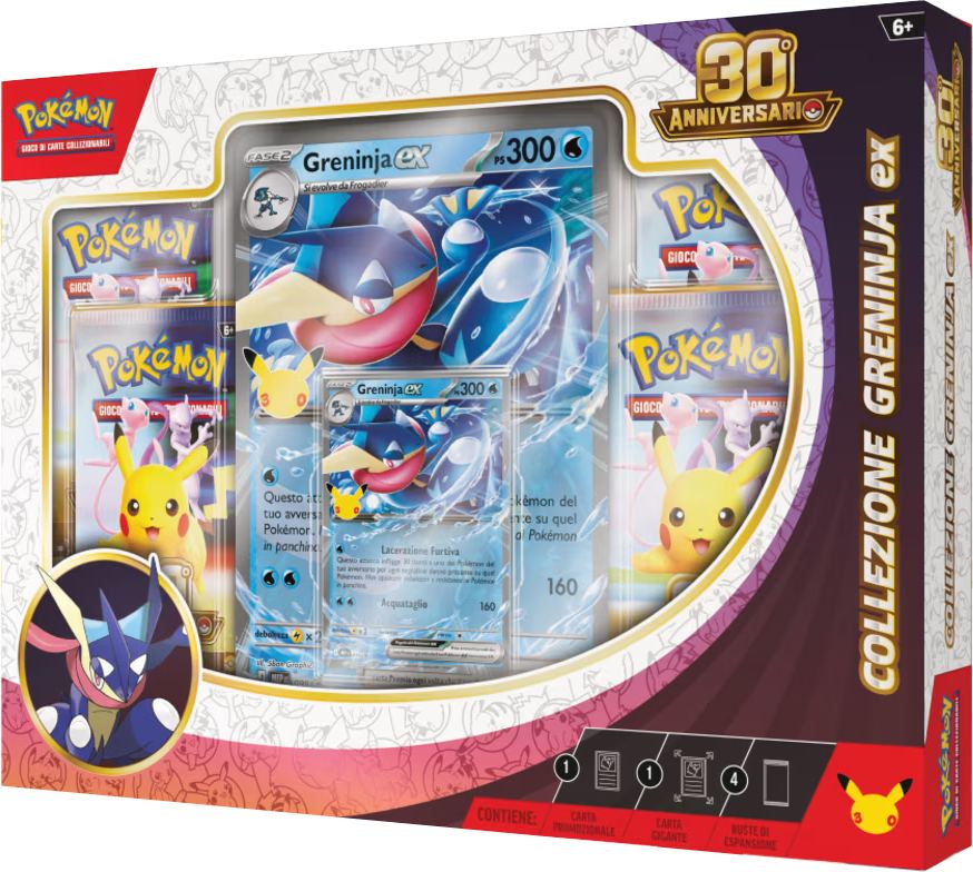 Pokemon ITA 30th Anniversario Collezione Greninja & Sylveon