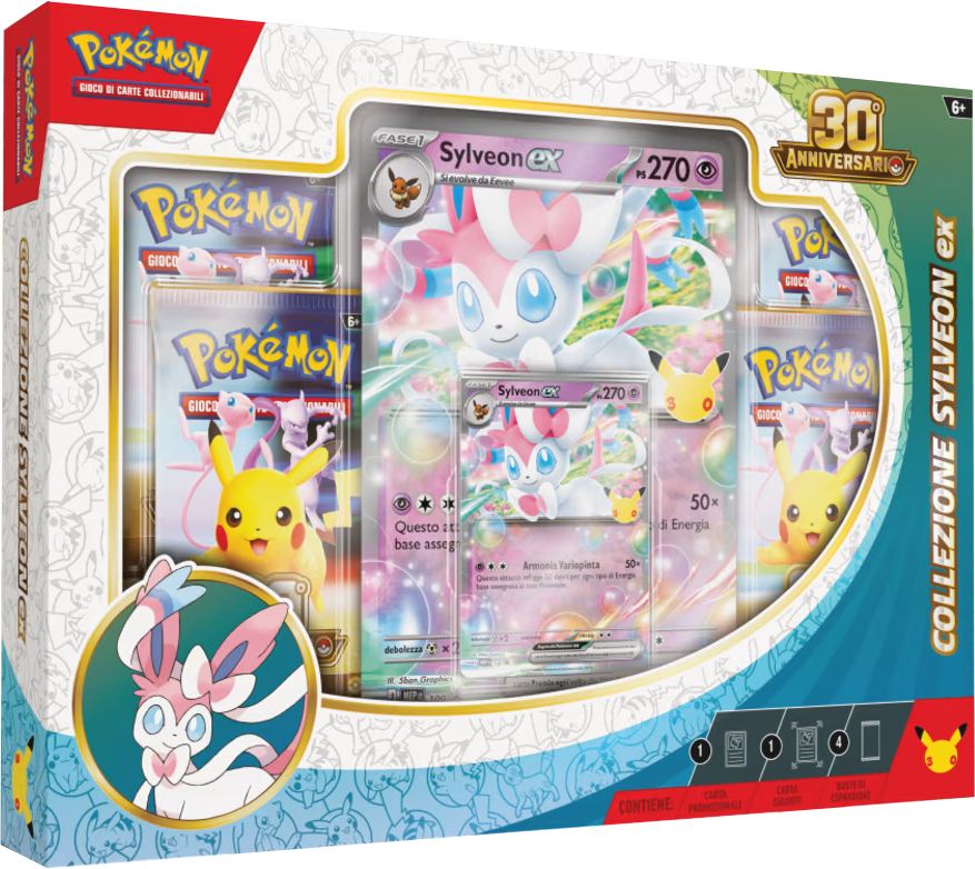 Pokemon ITA 30th Anniversario Collezione Greninja & Sylveon