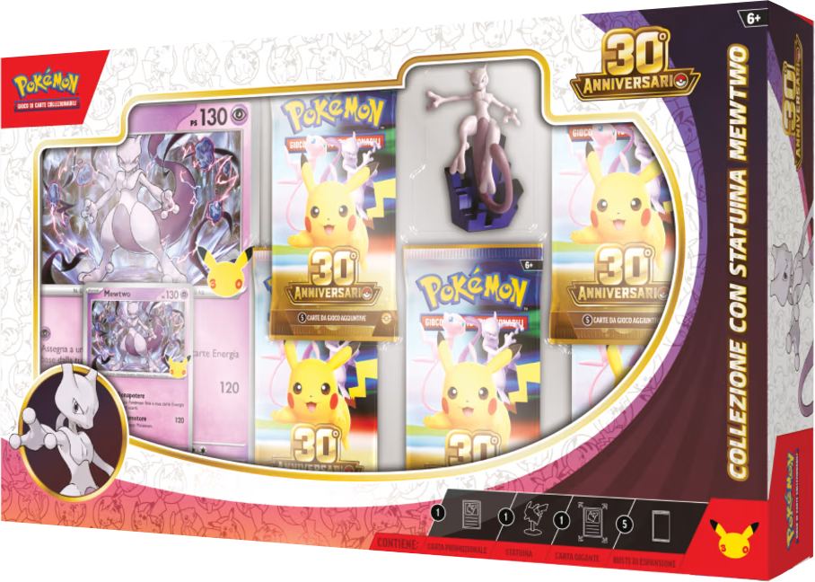 Pokemon ITA 30th Anniversario Collezione con Mew & Mewtwo