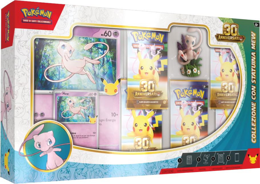 Pokemon ITA 30th Anniversario Collezione con Mew & Mewtwo