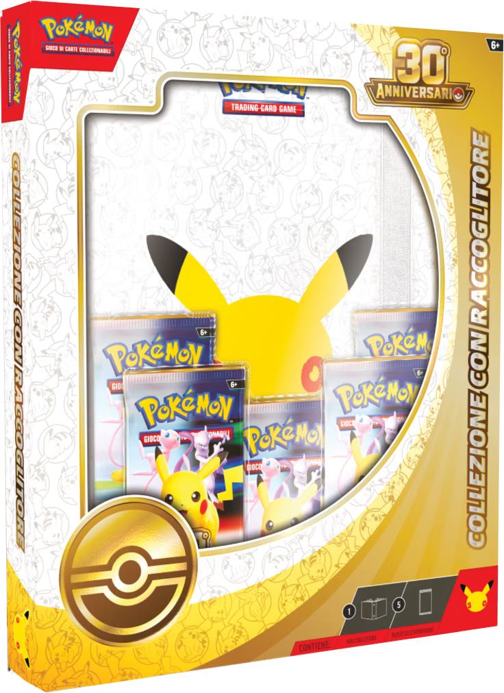 Pokemon ITA 30th Anniversario Collezione con Raccoglitore