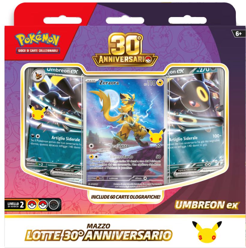 Pokemon ITA 30th Anniversario Mazzo Lotte
