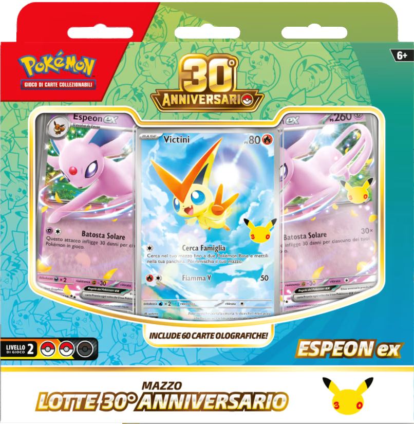 Pokemon ITA 30th Anniversario Mazzo Lotte