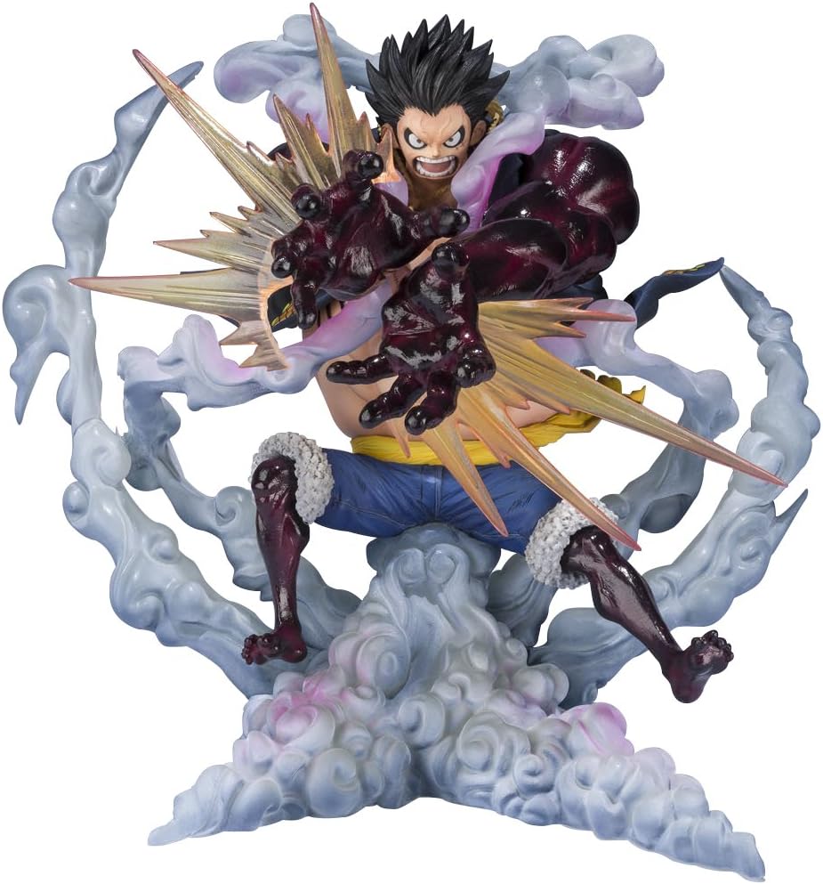Tamashii One Piece Luffy Gear 4 Leo Bazooka Figuar